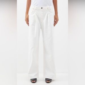 RAEY Fold Organic-Cotton Dad Baggy Boyfriend Jeans lightly worn